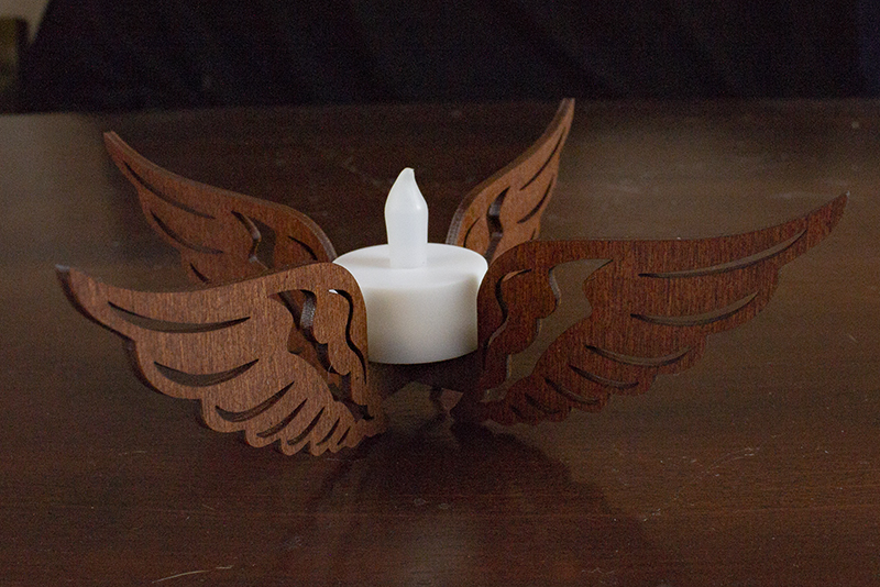 Angle Wing Tea Light